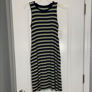 Time and Tru Multicolor Striped Dress Size S